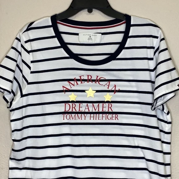 Tommy Hilfiger Short Sleeve Top Women's Size XL - Picture 3 of 8
